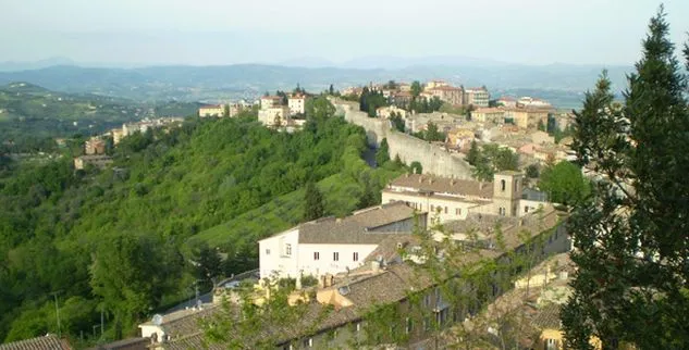Perugia, die Hauptstadt der Region Umbrien in Italien